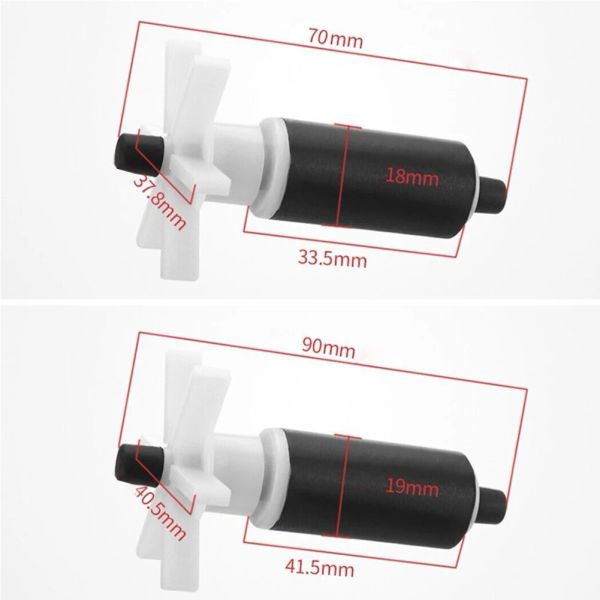 For Lay Z Spa Water Pump Impeller Fixes E02 Fault Fish Tank Submersible Pump Ceramic Rotor Micro Aquarium Pump Accessories