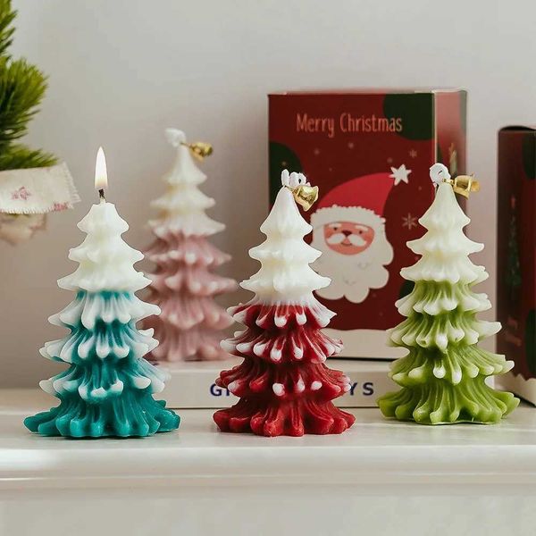 Candles Christmas tree candles scented Christmas gifts DIY decoration Christmas candles home decoration candles birthday decoration candles