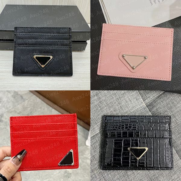 Luxury fashion Designer card holders classic pattern caviar wholesale small gold silver hardware woman small mini wallet leather Small Walle