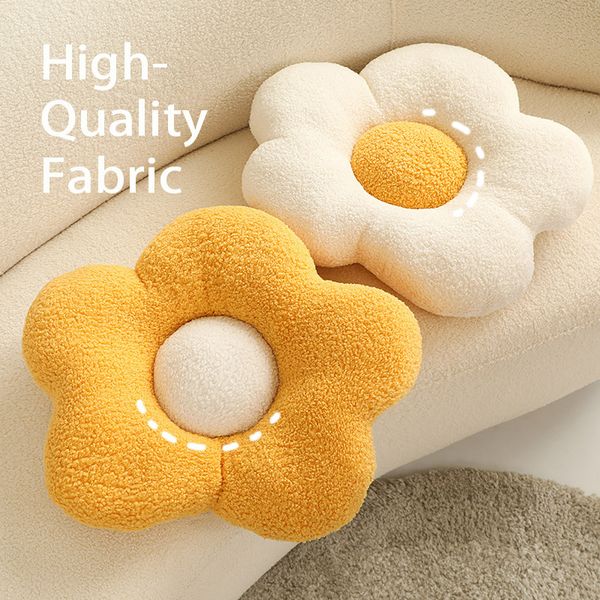 Plush Dolls Nordic Simple Modern Style Flower Pillow Soft Wavy Undulation Long Leg Cactus Plant Shape Bed Decor Pregnant Cushion 230711