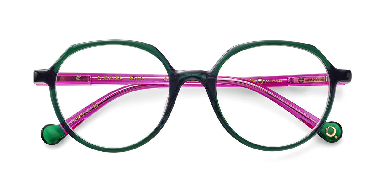Etnia Barcelona Bubbles Kids PKGR Kids' Glasses Green Size 47 - Free Lenses - Blue Light Block Available