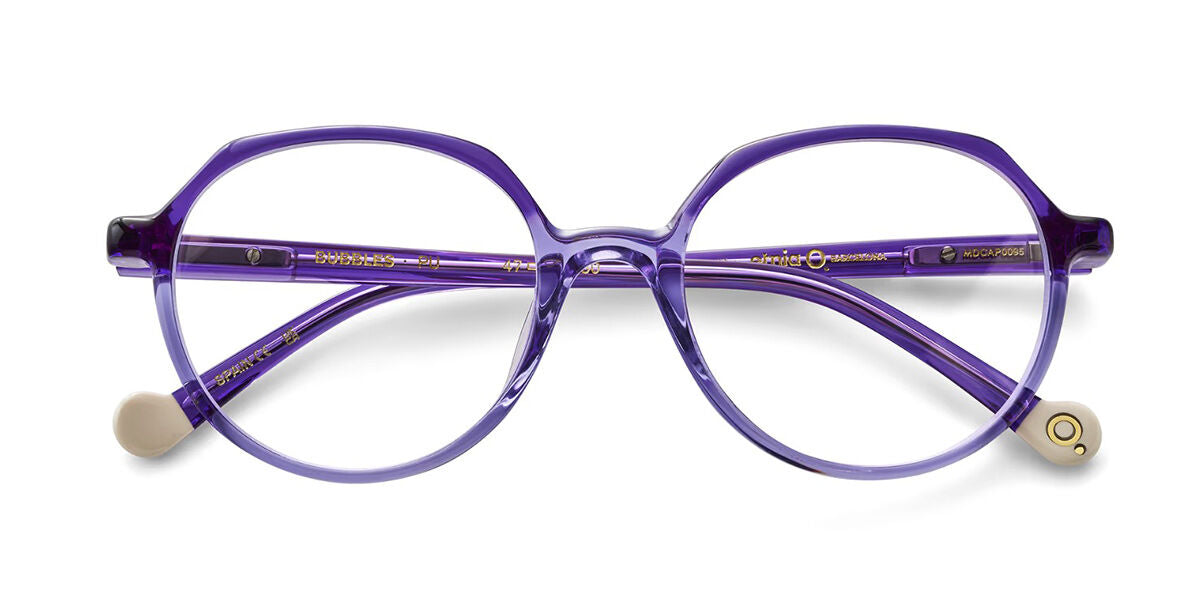 Etnia Barcelona Bubbles Kids PU Kids' Glasses Purple Size 47 - Free Lenses - Blue Light Block Available