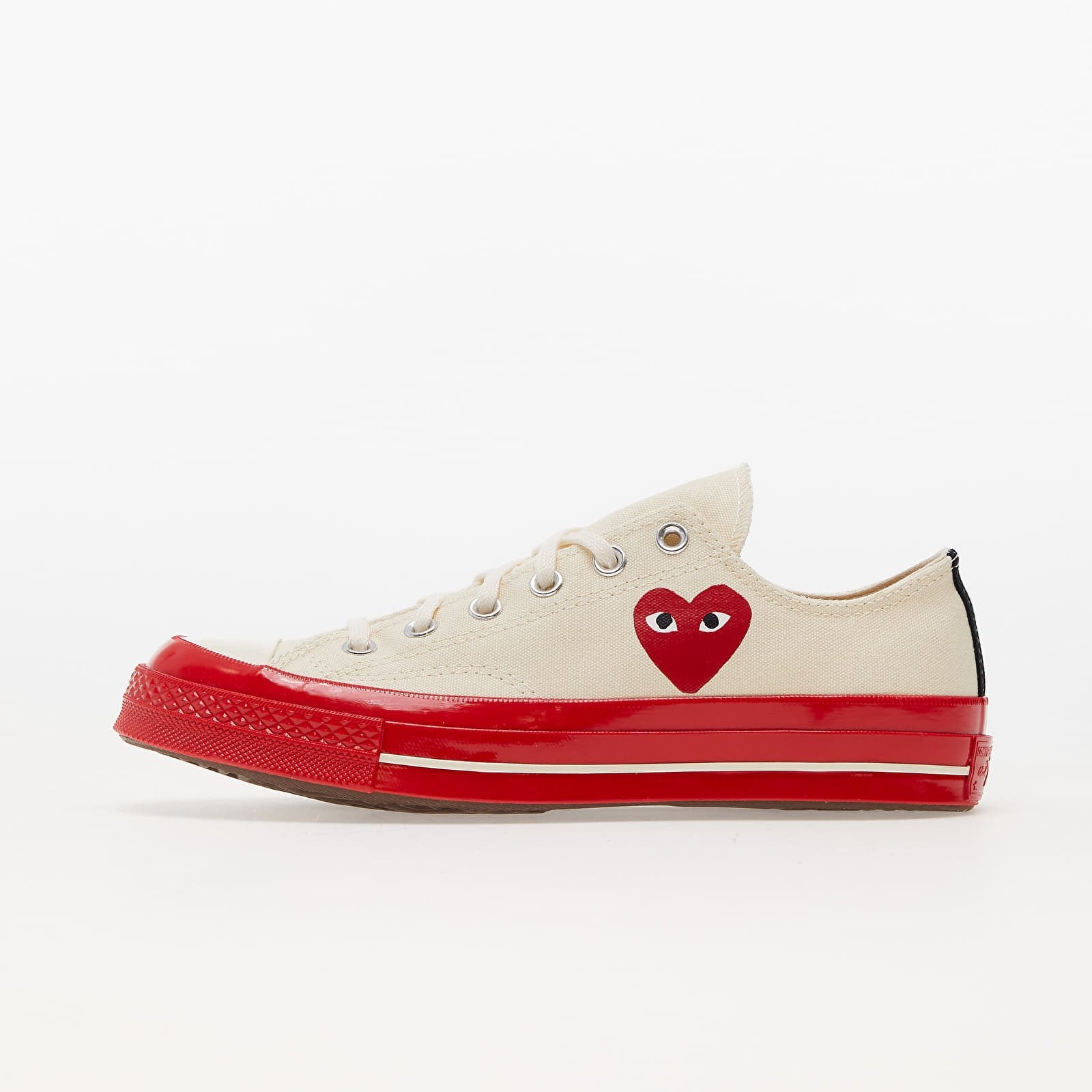 Sneakers Converse x Comme des Garçons PLAY Chuck Taylor 70 Low Top Red Sole White EUR 42.5