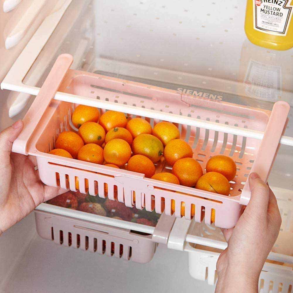 Refrigerator Storage Drawer - Pink