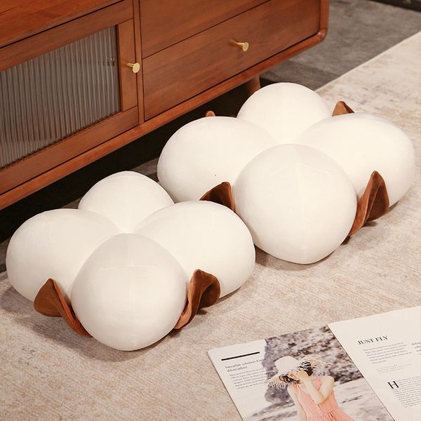 Cushion Decorative Pillow 35cm Cotton Flower Shape Floor Futon Tatami Sofa Throw Stuffed Soft Gaming Chair Mat Home Decor 230105