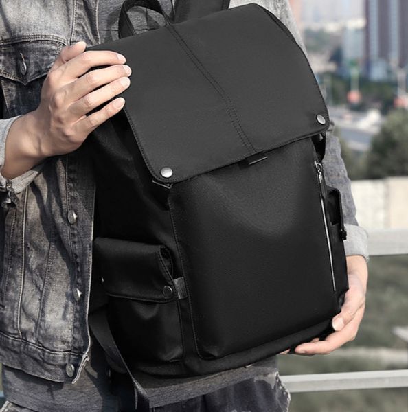 capacity Backpack travel Oxford large cloth computer bag trendy backpack too