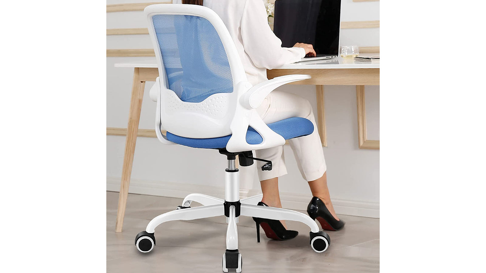 KERDOM FelixKing Comfy Swivel Task Chair Blue