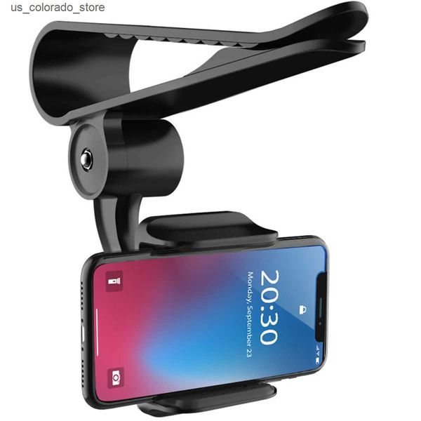 Cell Phone Mounts Holders Universal Car Sun Visor Phone Holder 360 Degree Rotation Car Phone Holder Adjustable Car Accessories L240910