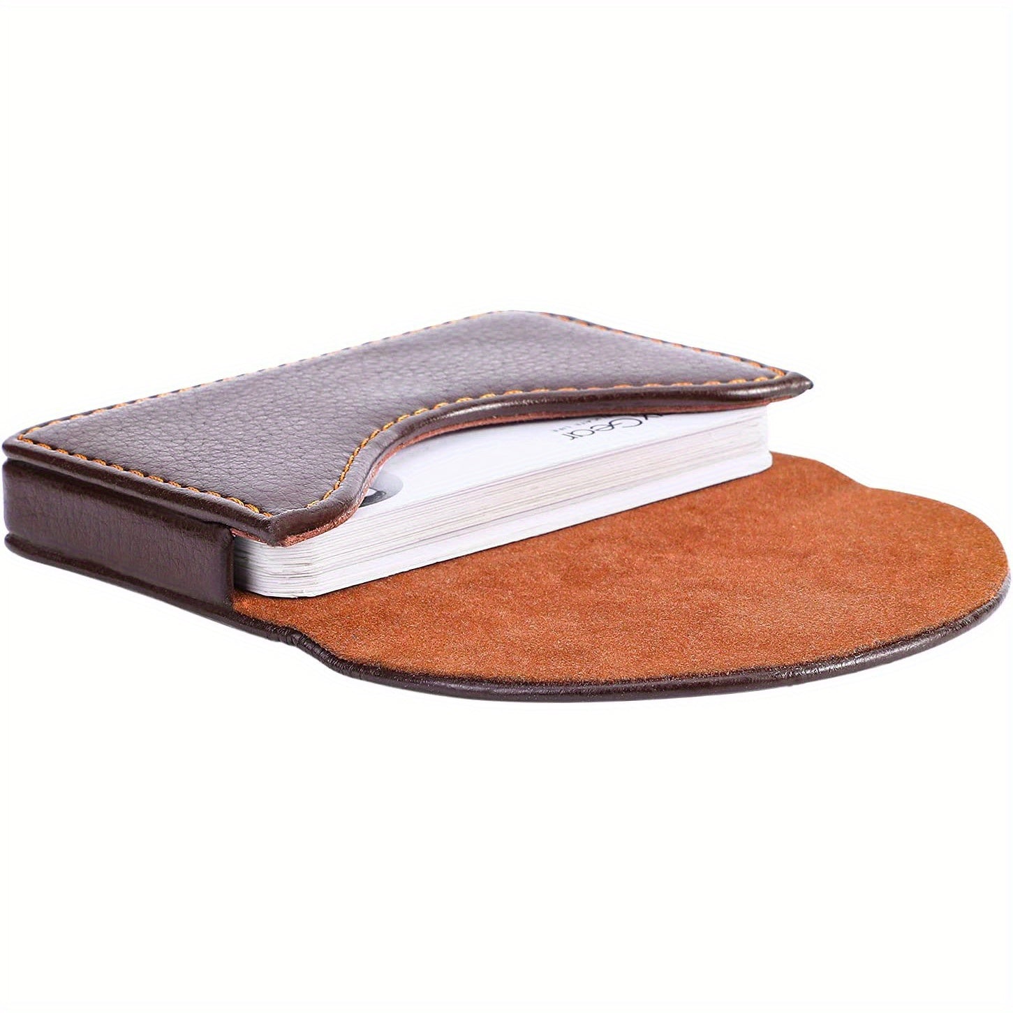 TEMU 25-card Magnetic Business Card Holder For Men And Women