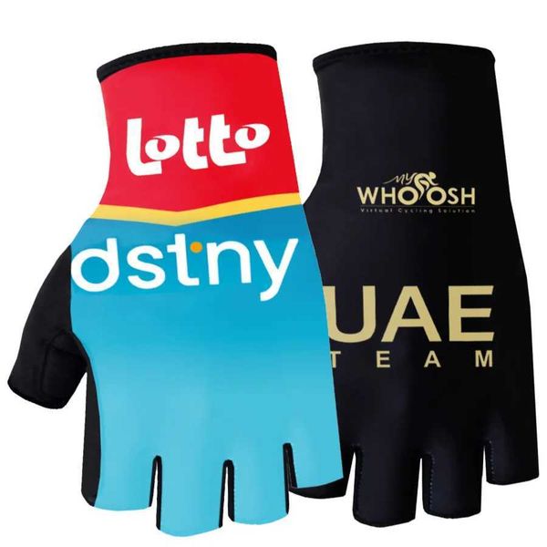 UAE Team 2025 DSTNY Cycling Gloves Half Finger Men Women Ropa Road Bike Gloves Sports Fitn Gym Riding Bicyc GlovesXJ241118
