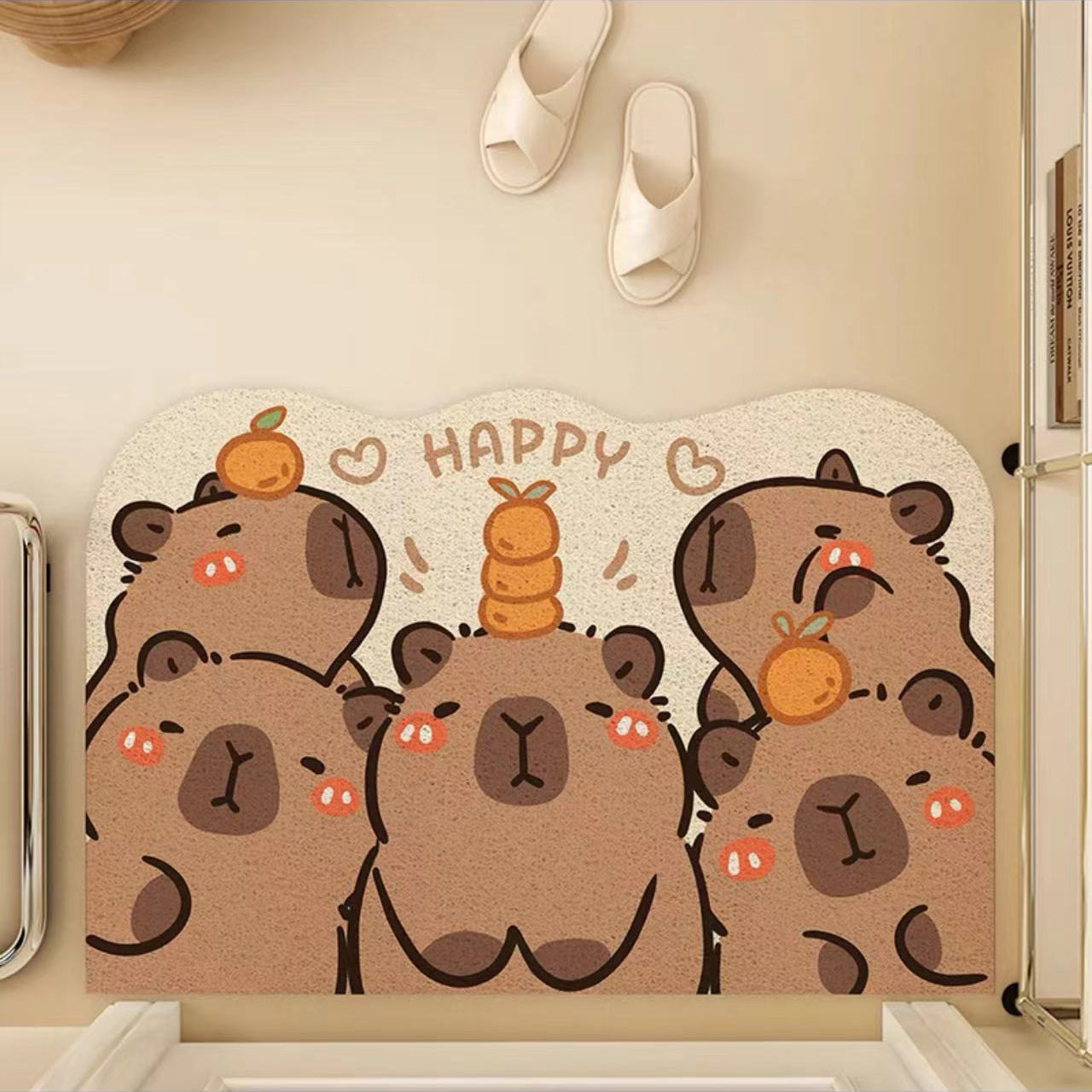 Entrance Floor Mats Dirt-resistant Entrance Wire Ring Floor Mats Household Door Wear-resistant Carpet Can Be Cut Foot Mats