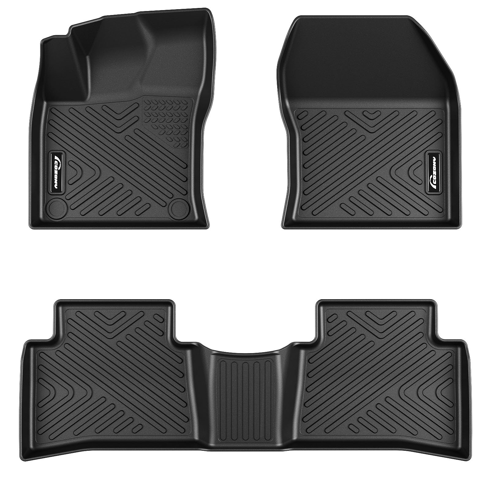Garvee Floor Mats Fits 2016-2022 Toyota Prius & 2017-2021 Toyota Prius Prime, Anti Skid TPE Floor Liners, All Weather Protection, Black
