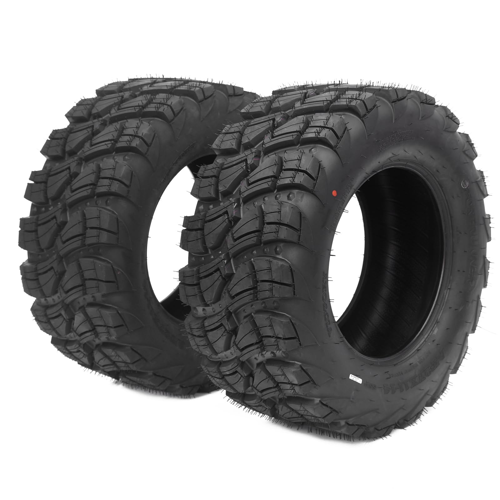 Garvee Set of 2 ATV Trail Tires 6PR Knobby Sport Tires, Tubeless - AT27x9-14-6PR TL VICTORY