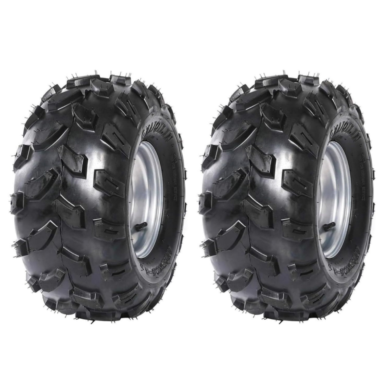 Garvee 19x7-8 ATV Tires, 4PR All Terrain 19x7-8 TL QD109 ATV UTV Trail Sand Mud Off-Road Tires (Pack of 2, Tubeless)