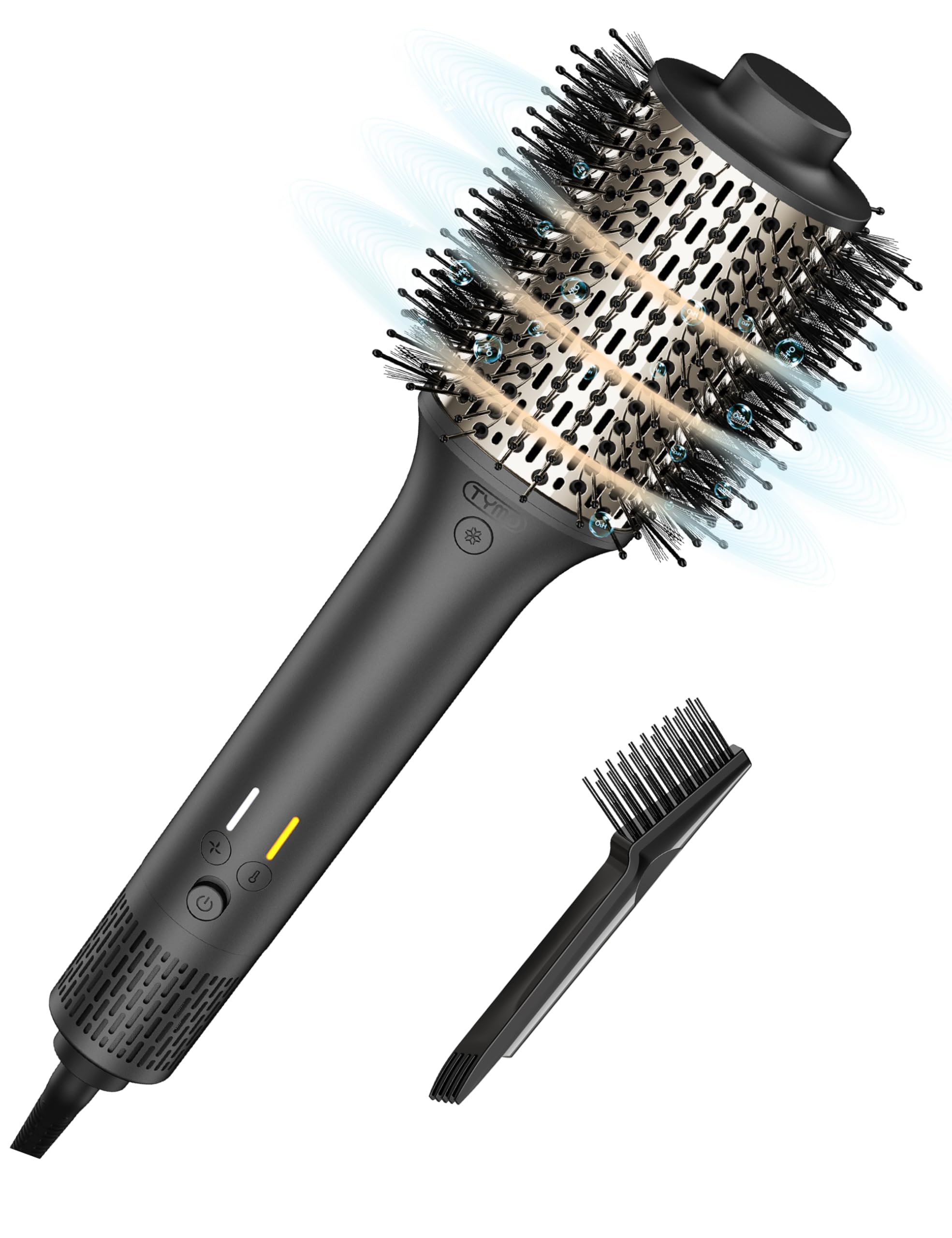 Blow Dryer Brush, TYMO High-Speed Hair Dryer Brush for Fast Dry and Style, Hot Air Blowout Brush, One Step Volumizer with 200M Negative Ion for Smooth