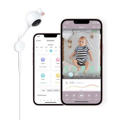 iBaby i2 Smart Baby Breathing Monitor with Camera and Audio
