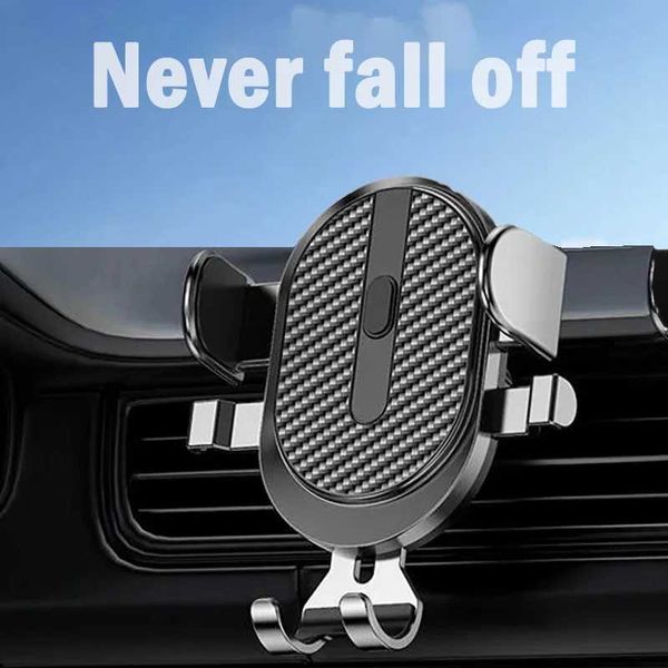 Car phone holder air vent gravity car GPS smartphone mobile battery car holder suitable for iPhone Samsung Xiaomi CL240904