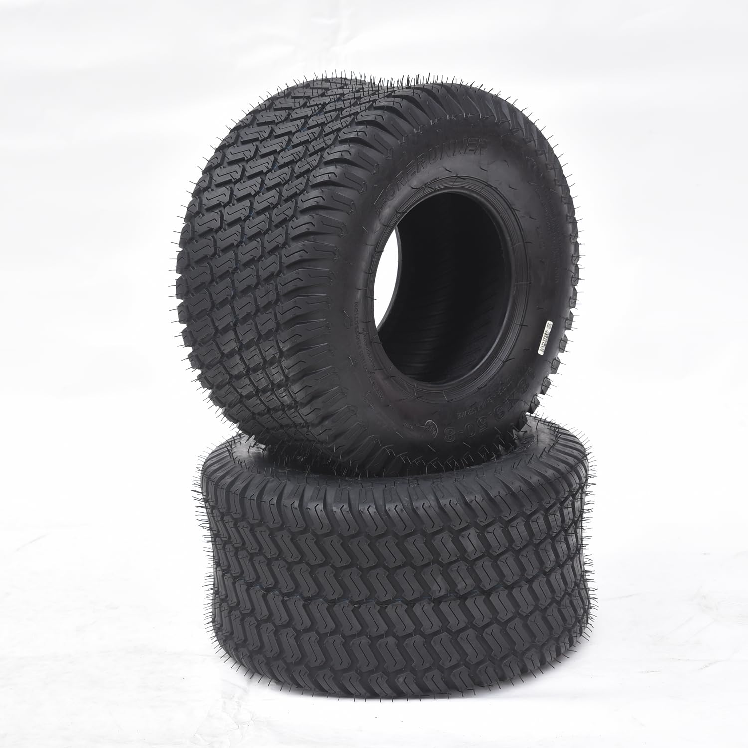 Garvee 18x9.50-8-4PR Lawn Mower Tire & Tractor Turf Tire & Garden Tire, Set of 2
