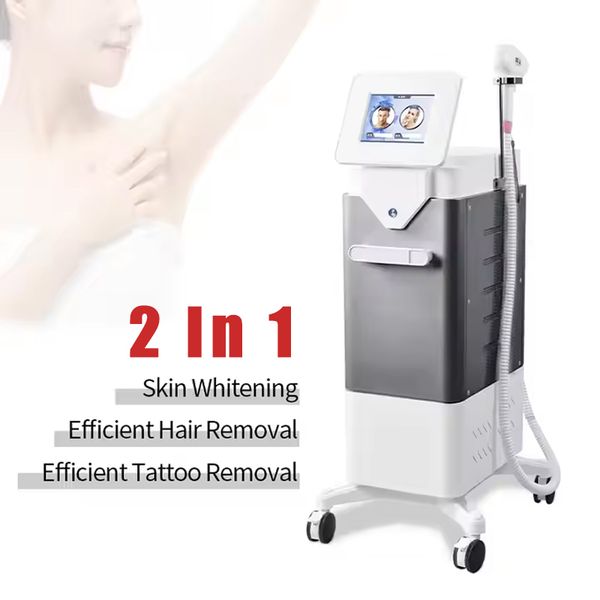 Medical 808NM Body Bikini Hair Removal Diode Laser Q-switched PicoSecond Pigment Tattoo Removal Nd yag Anti Acne Equipment