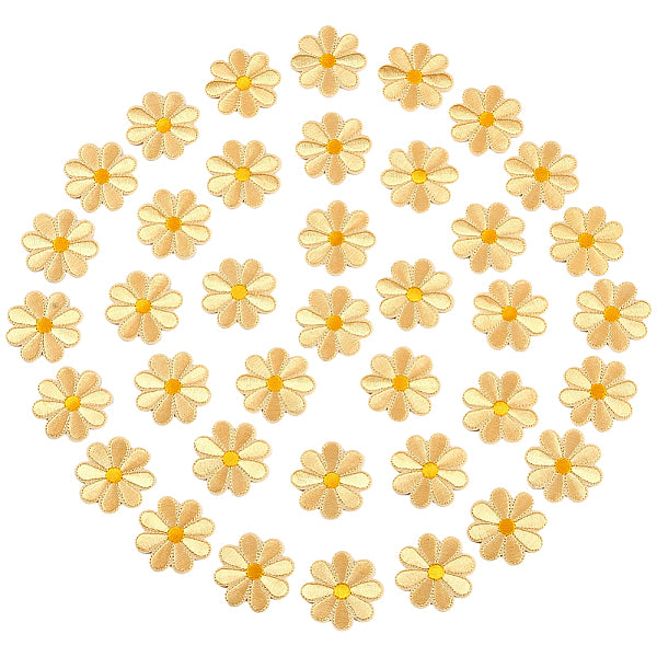 50 pezzo di stoffa da ricamo computerizzata con ferro da stiro-cucire su toppe