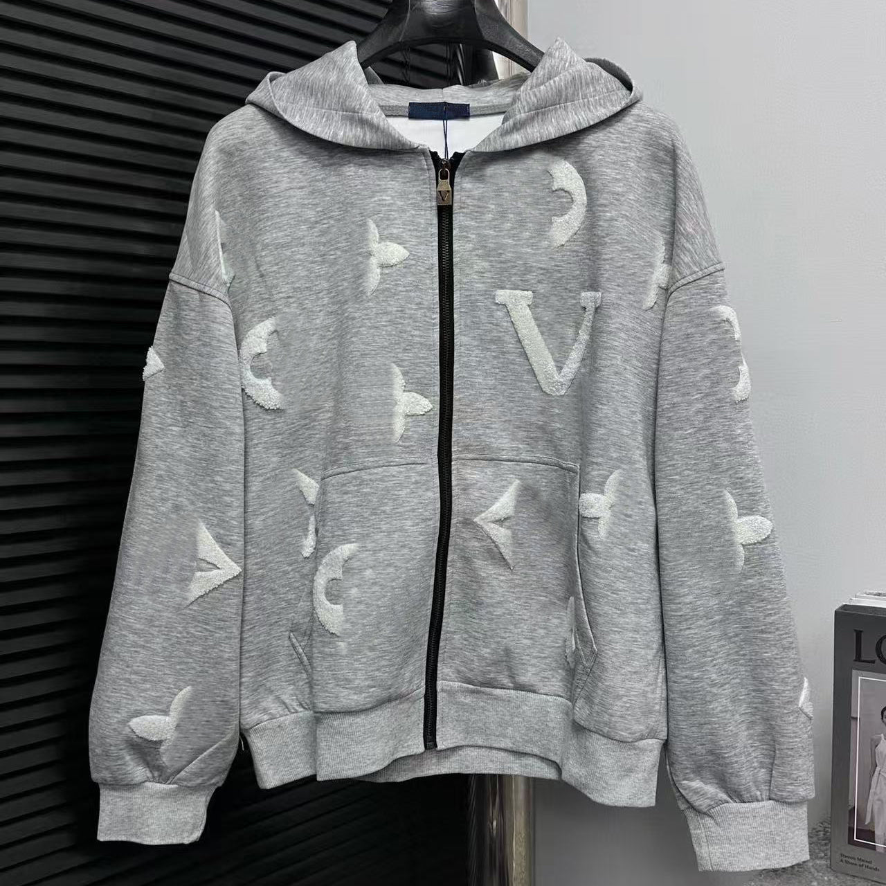 Designer Fashion Brand Luxury Men&#039;s Jackets High quality casual hip-hop clothing Knitted Embroidered Letter Coat Outdoor Casual hoodie