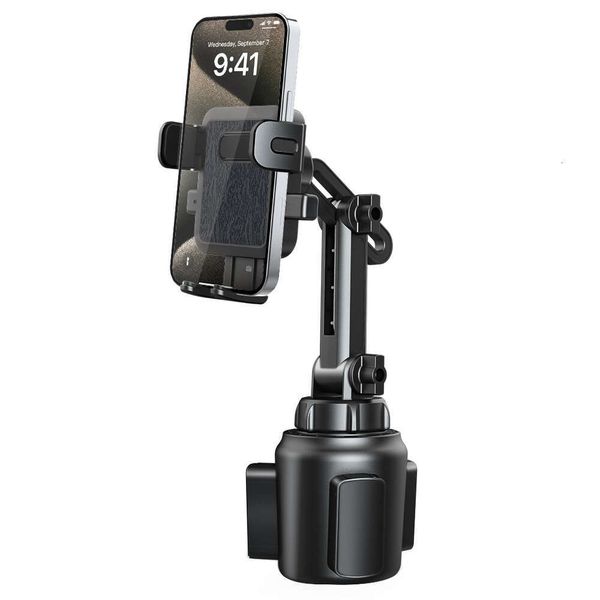 Hot Selg soporte porta celular 360 Rotation Mobile holders Hands-Free Car Cup Phone Mount
