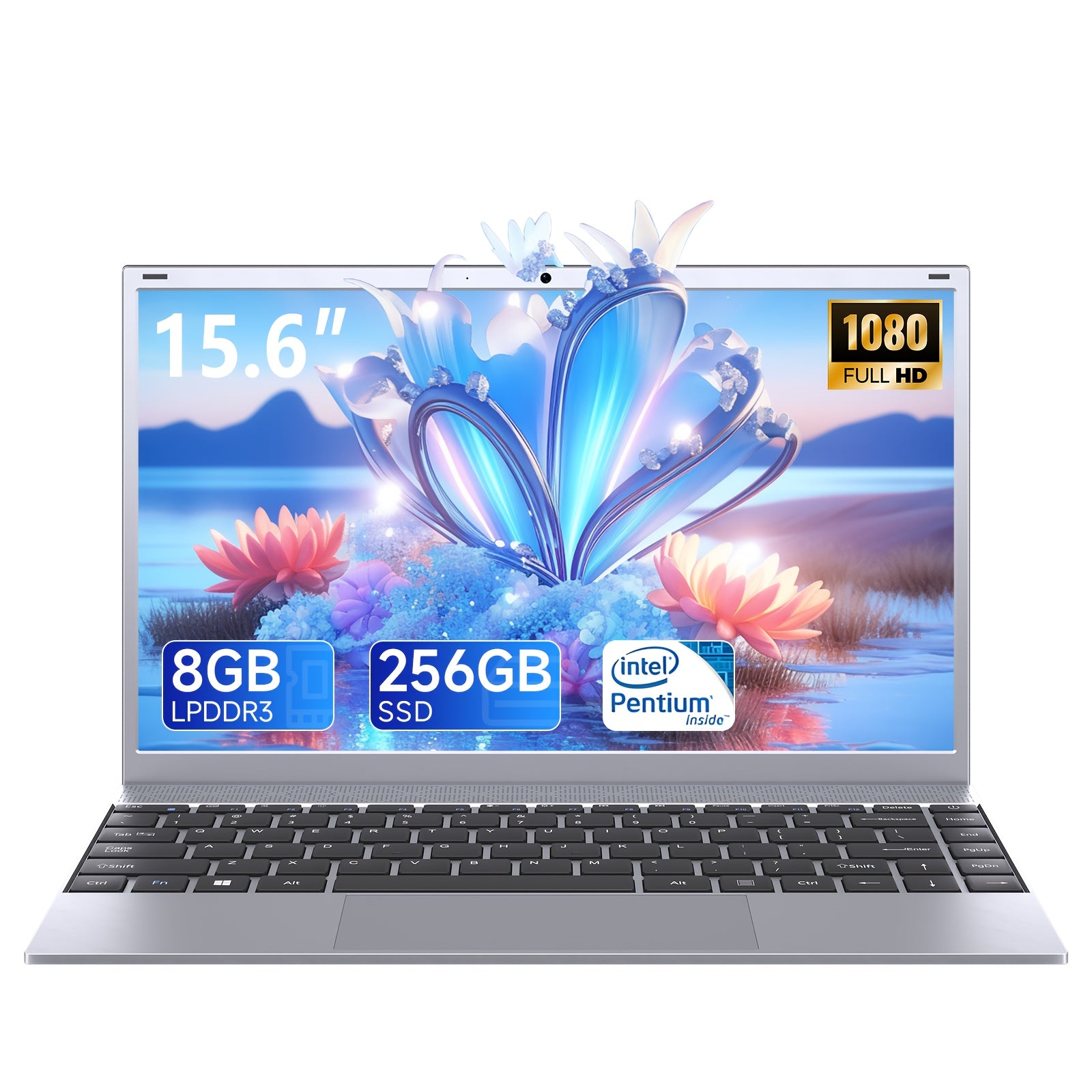TEMU 15.6-inch-14-inch Ultra-thin And Office Laptops Are On, Easy To Carry And Lightweight, With J3710 (up To 2.64ghz), 8gb Memory, 256g Storage
