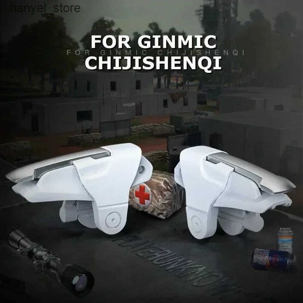 Game Controllers Joysticks 4 Fingers PUBG Gaming Accessories Mobile Phone ABS Gamepad Joystick Controller Game Trigger L1 R1 Key Button for