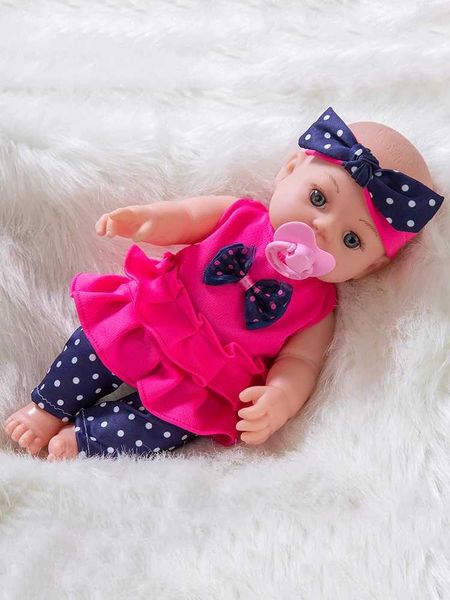 Soft Touch Reborn Baby Children Hairdress Clothes Toy Removable Princess DollC250110