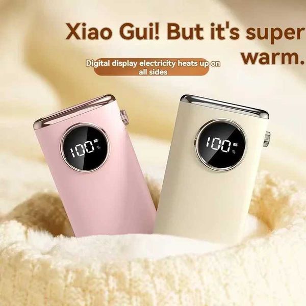 Cell Phone Power Banks 6000mAh Portable Power Bank Hand Warmer 2-in-1 Household Daily Necessities Warming Supplies Keep Warm in Winter J2411