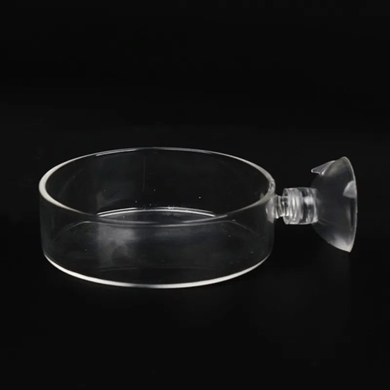 TEMU 1pc Acrylic Feeding Bowl For Aquarium Ornamental Fish And Shrimp, Circular Feeding Device For Precise Food Placement In Fish Tanks, Without