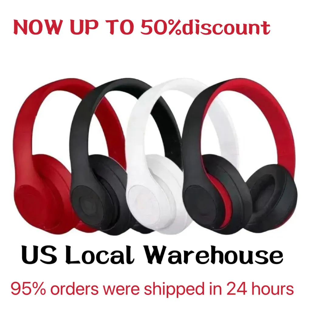 ST3.0 wireless headphones stereo beat head phones bluetooth headsets Bluetooth Local Warehouse earphone Noise cancelling headset Mic Gamer Folding m