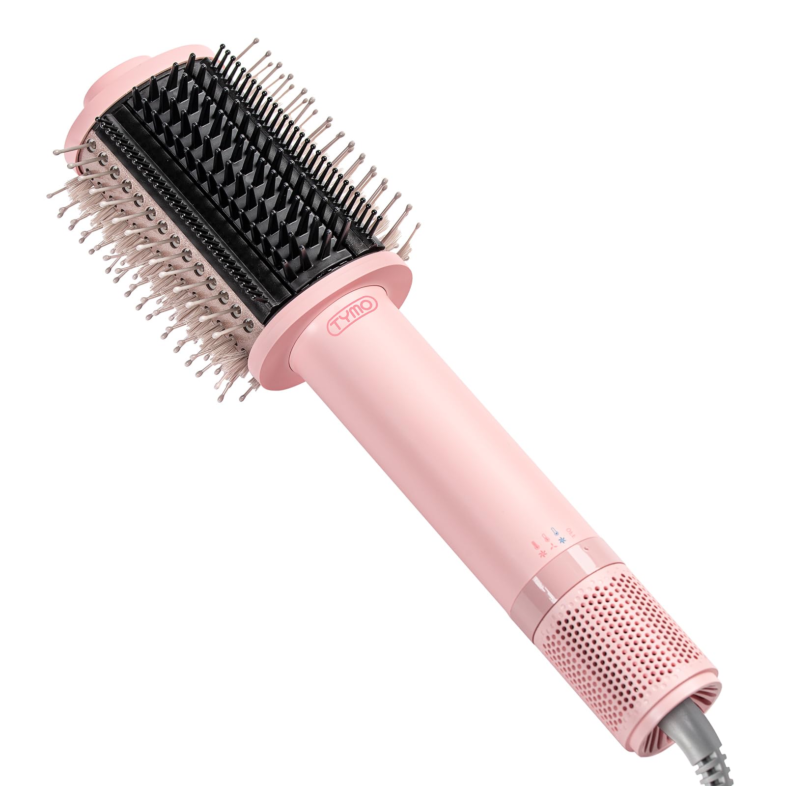 TYMO 2.0 Hair Dryer Brush Volumizer - Fast Drying Blow Dryer Brush and Smoothing Comb in One for Quick Easy Salon Blowout, Hot Air Styler Heated Round