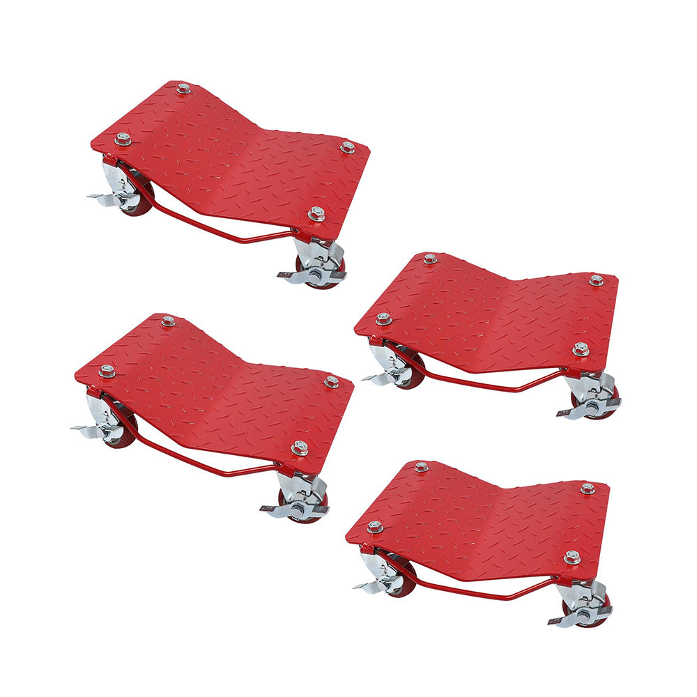 Garvee Wheel Cart, Heavy Duty Car Tire Car Moving Car with Skid Plate and 360 Degree Swivel Wheels,6000 lbs Car Moving Cart 4Pcs