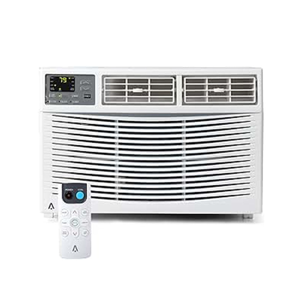 Garvee 8000 BTU Window Air Conditioner U-Shaped With RC, High-Efficiency Cooling Small Window Air Conditioner with Remote Control and Washable Filter,