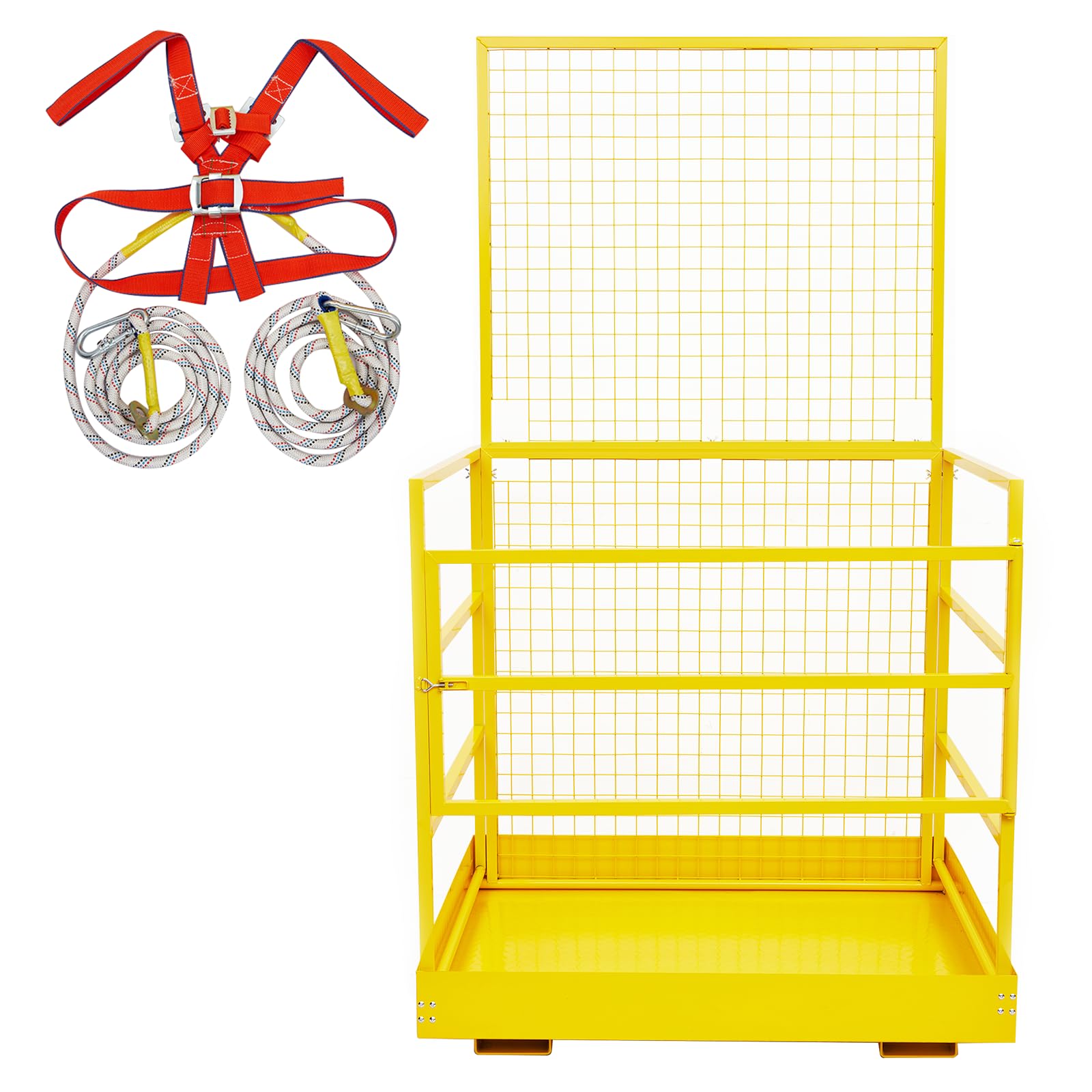 Garvee 43x45" Foldable Forklift Safety Cage, 1500LBS Capacity