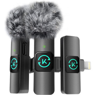Wireless Lavalier Microphone Set for iPhone