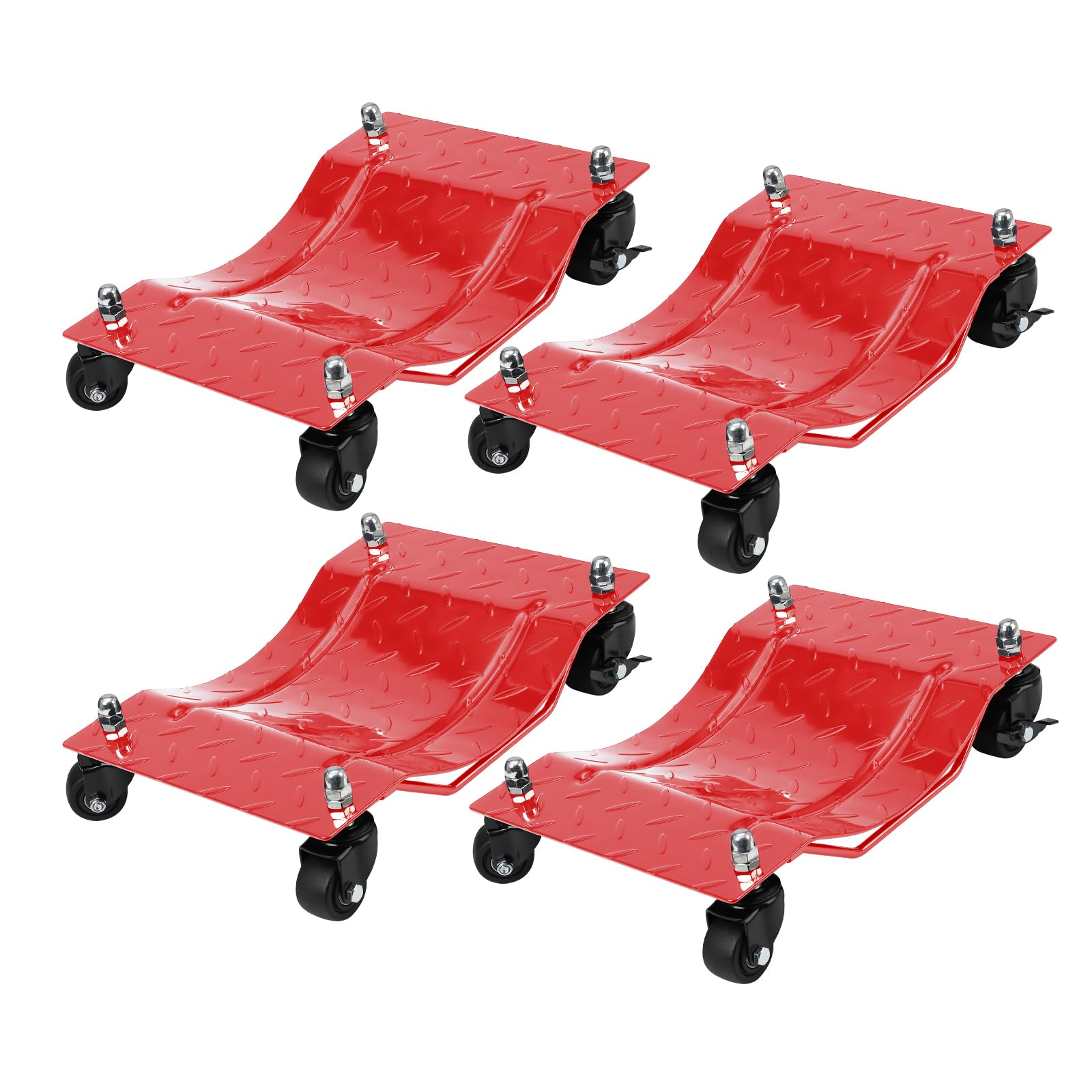 Garvee Wheel Dolly, 6000 lbs-2722 kg Car Moving Dolly, Wheel Dolly Car Tire Stake Set of 4 Piece, Heavy-duty Car Tire Dolly Cart Moving Cars, Trucks, 