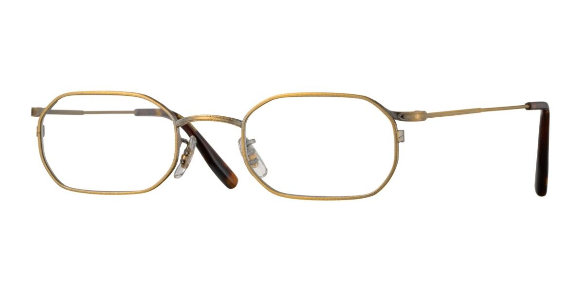 Eyevan Swinger AG Men's Glasses Gold Size 46 - Free Lenses - HSA-FSA Insurance - Blue Light Block Available