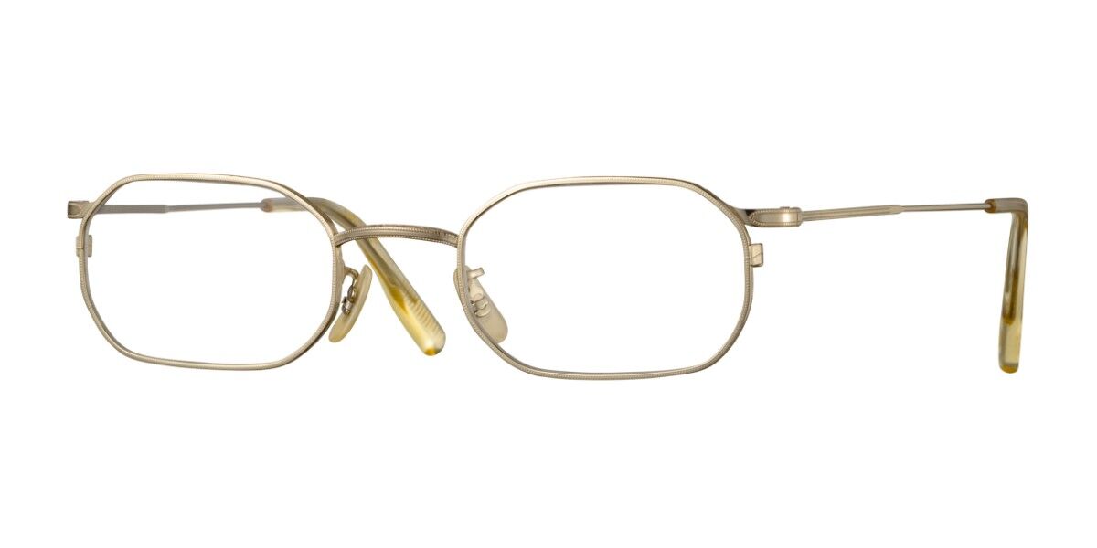 Eyevan Swinger YSV Men's Glasses Gold Size 46 - Free Lenses - HSA-FSA Insurance - Blue Light Block Available