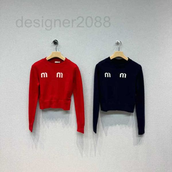 Women&#039;s Sweaters Designer 24 women&#039;s clothing new style star casual letter jacquard cashmere short versatile sweater for women SLH