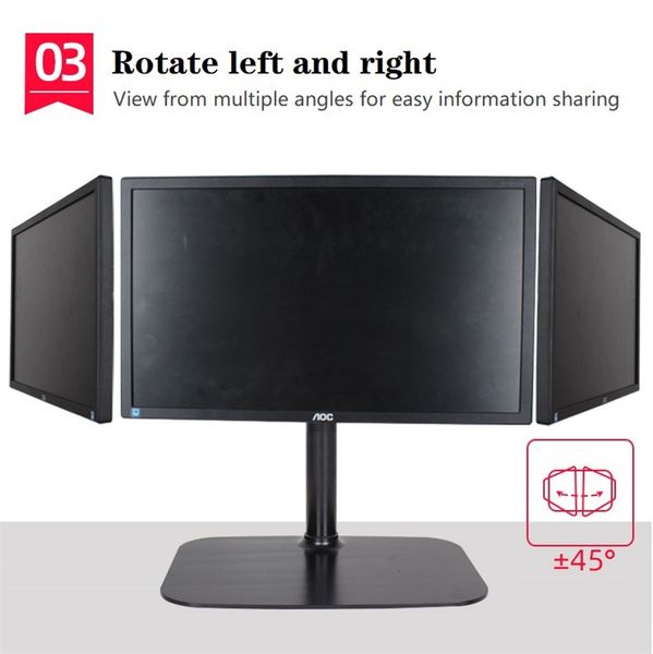 14&quot;-32&quot; Desktop Monitor Arm Holder LCD LED Display Touch Screen Stand Mount Support Plasma TV Base Pc Metal Bracket Soporte DZ20