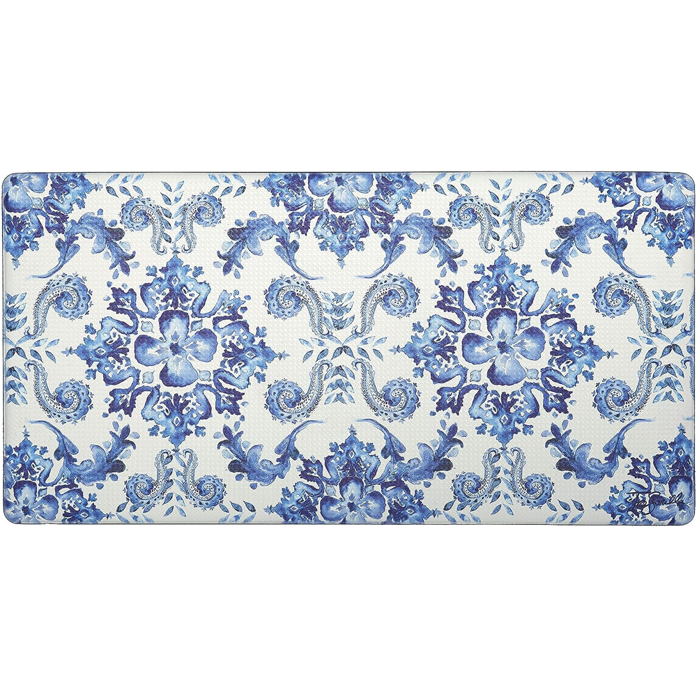 Cook n' Comfort Oversized Anti-Fatigue Kitchen Floor Mats - CNC122 (Poppy Sketch Tile)