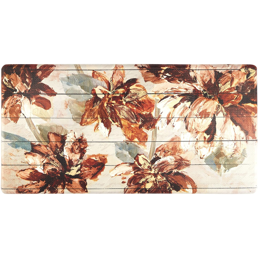 Cook n' Comfort Oversized Anti-Fatigue Kitchen Floor Mats - CNC217 (Floral)