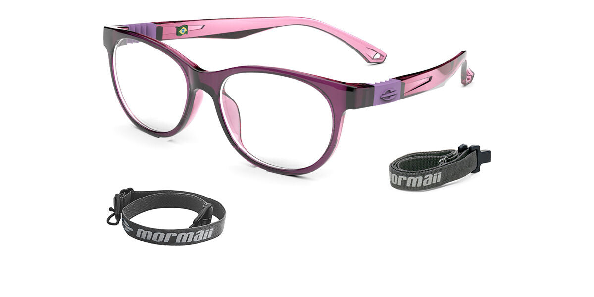 Mormaii Jump Infantil M6089C8849 Men's Glasses Purple Size 49 - Free Lenses - Blue Light Block Available