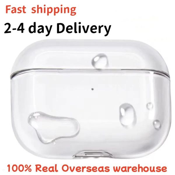 For 2024 New Airpods 4 Pro 2 Air Pods 3 Earphones Airpod Bluetooth Headphone Accessories Solid Silicone Cute Protective Case Apple Wireless