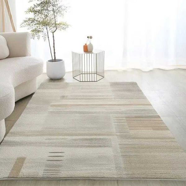 Modern Minimalist High-end Style Carpet Flange Floor Mat Soft and Comfortable Living Room Bedroom Universal Home MatM240806