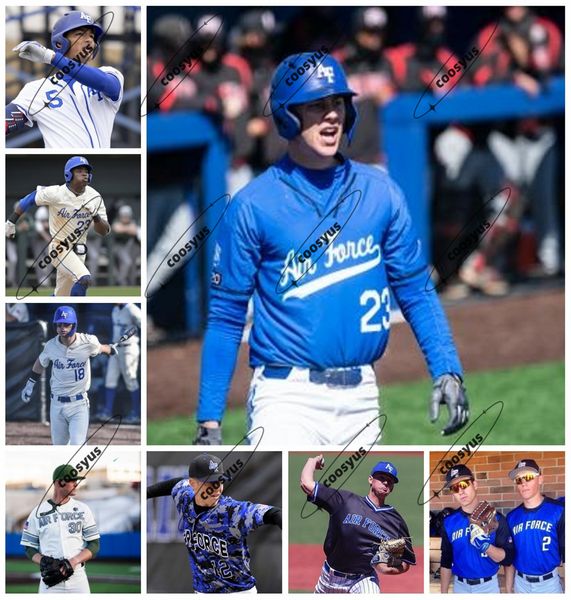 NCAA Custom Stitched AF Falcons baseball jersey High quality jersey women men youth s-3xl coosyus