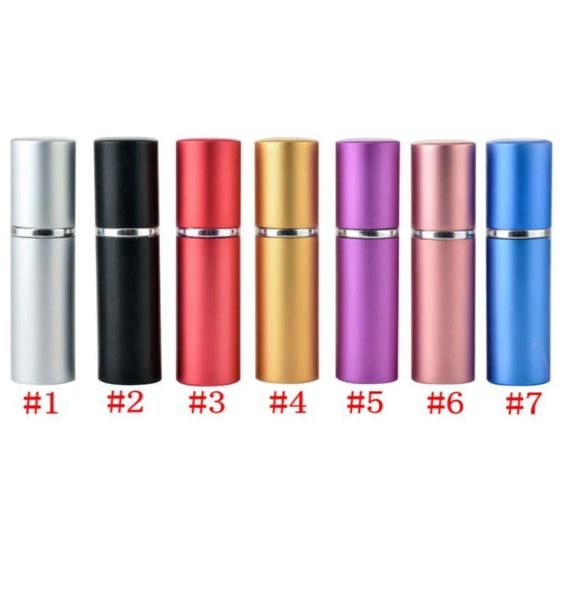5ml Aluminum Perfume Atomizer - Matte Finish Refillable Travel Spray Bottle for Fragrances & Makeup by boat