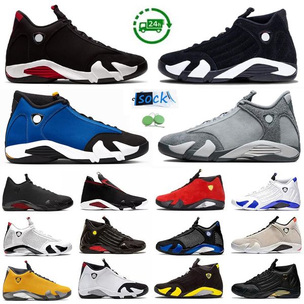 14 Men Basketball Shoes 14s Flint Grey Black White Laney Ginder Winterized Gym Red Gold Thunder Black Toe Reverse Hyper Royal Candy Last Sho